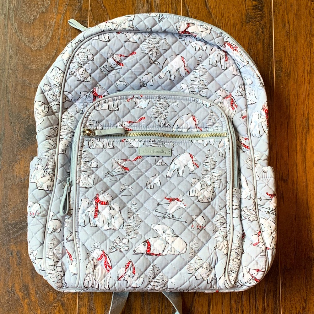 NWOT- Vera Bradley Beary Merry Laptop backpack